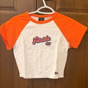 NWOT Hype And Vice Florida Gator crop top